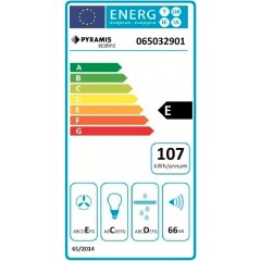 Pyramis Power Slim 065032901 Απορροφητήρας Συρόμενος Inox 60cm